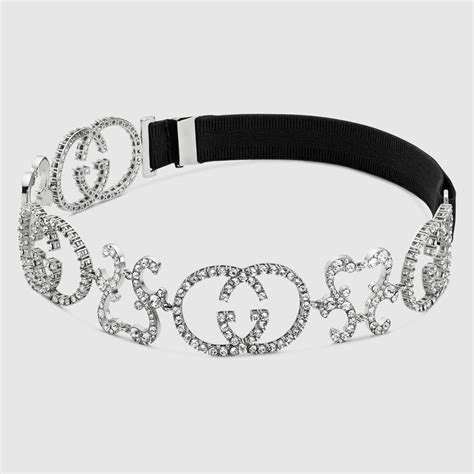 gucci black headband|Gucci headband with rhinestones.